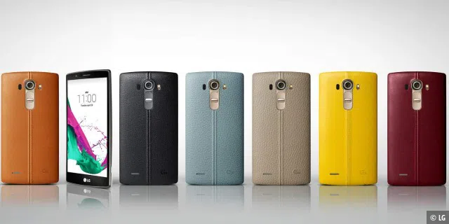 LG G4: Neues Top-Android-Smartphone mit Leder-Rücken