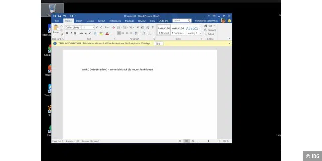 Office 2016 Preview - erster Blick auf die neue Office-Version