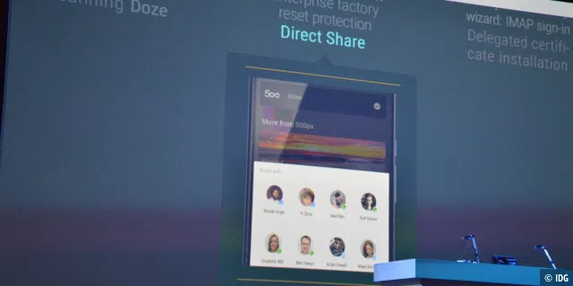Android M: Direct-Share