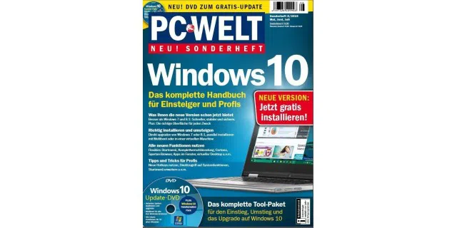 PC-WELT Sonderheft zu Windows 10 - Gratis zum Download