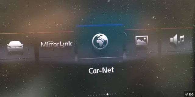 Karussellansicht mit Car-Net.
