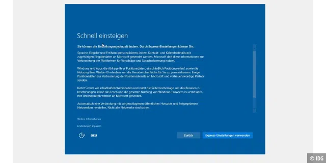 Windows 10 Build 10240 - Impressionen