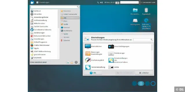Xubuntu mit XFCE-Desktop ist ein ideales System für Netbooks, wo früher ein Windows XP lief.
