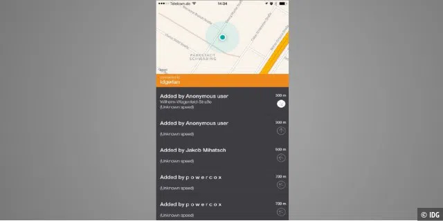 Die App Instabridge zeigt Ihnen verfügbare WLAN-Hotspots in Ihrer Nähe. Doch beim Thema Sicherheit und Anonymität müssen die Entwickler nachbessern.
