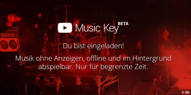 Mit Music Key testet Youtube derzeit einen kostenpflichtigen Musik-Streaming-Dienst. Music Key ist derzeit aber nicht für alle interessierten Nutzer zugänglich.