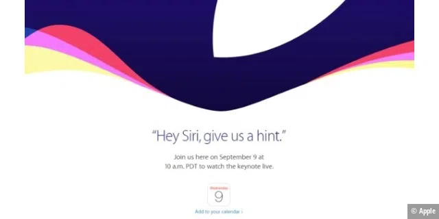 Apple macht sich wohl aus allen Gerüchten und Vermutungen lustig, die in den letzten  Wochen um das neue iPhone 6S hochkochen. Fragt man die englische Variante von Siri nach dem Tipp, sagt sie selbstbewusst, man müsse sich bis zum 9. September gedulden. 