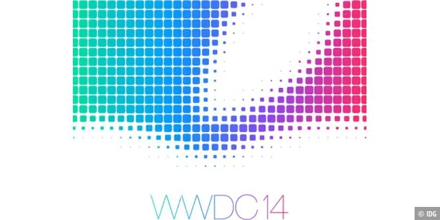 Und jetzt die Einladung zur WWDC 2014. Was will uns der Künstler damit sagen?