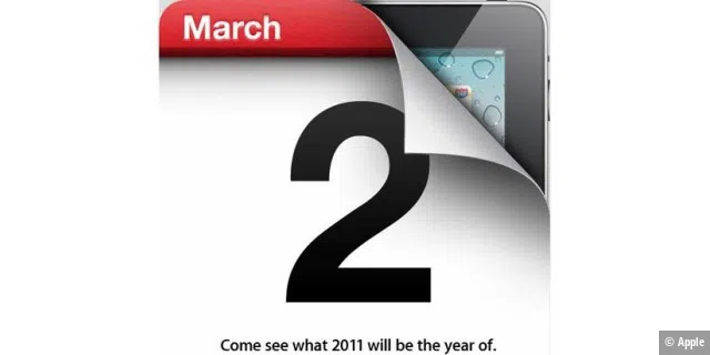 Am 2. März 2011 hat Apple das nächste Modell seines Tablets vorgestellt - das iPad 2.