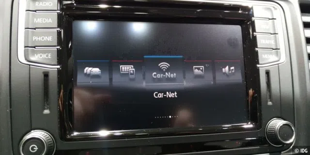 Dank Car-Net lassen sich verschiedene Internetdienste im T6 nutzen.