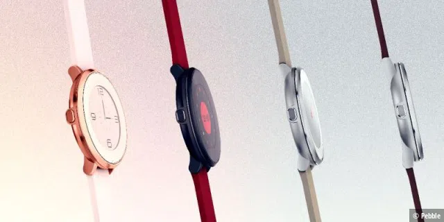 Pebble Time Round: Superdünne Smartwatch vorgestellt