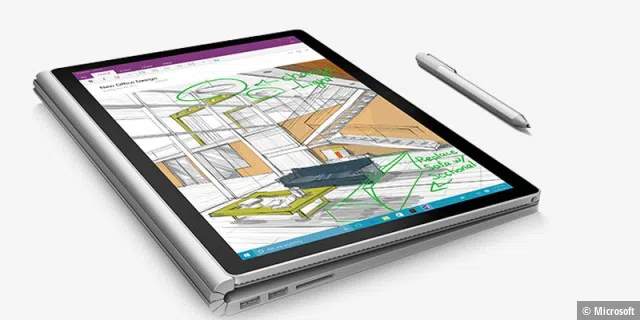 Surface Book: Die diskrete GPU steckt in der Tastatur