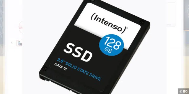 Die 128 GB SSD von Intenso ist bei Aldi für 49,99 Euro erhältlich