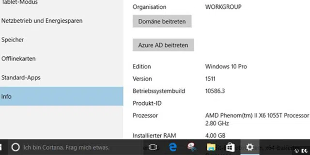 Windows 10 Version 1511 - Microsoft vergibt die Versionsnummern für Windows 10 nach einer neuen Methode. In 