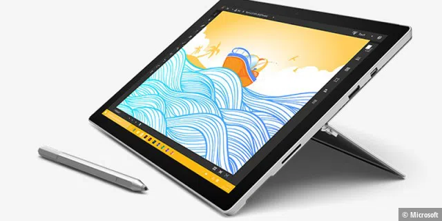 Der neue Surface Pen erkennt 1024 Druckstufen