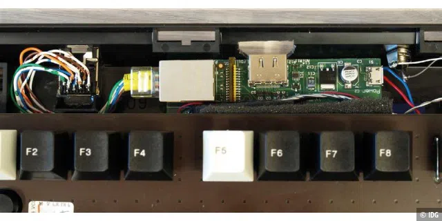 Vom Raspberry direkt nutzbar ist nur die HDMI-Buchse.