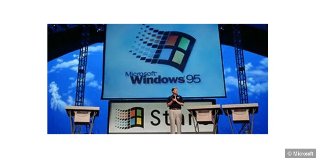 Bill Gates stellt Windows 95 vor