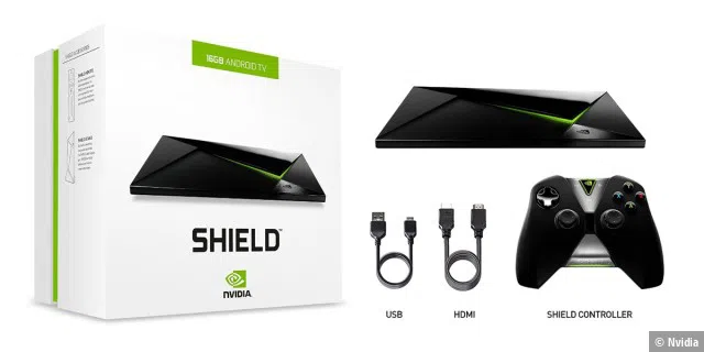 Die Nvidia Shield TV Box kommt mit Android TV und aktuellen Streaming-Features.