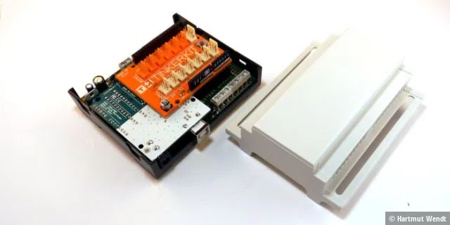 Arduino und Shield stecken