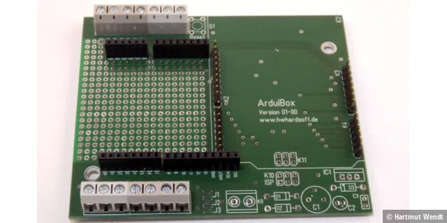 Arduino und optionalen Shield abnehmen