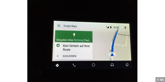Navigation in Android Auto