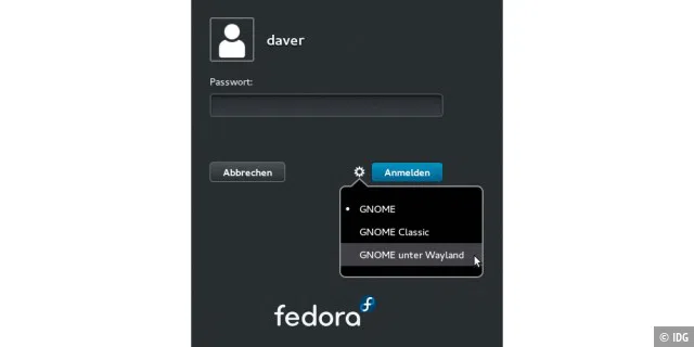 Die einfachste Möglichkeit, Wayland ohne Installation zu testen, ist Fedora 23.