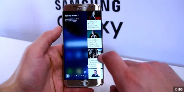 Samsung Galaxy S7 Edge: Seitenbildschirm