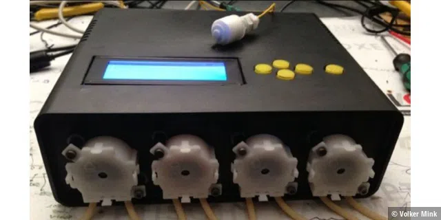 Eigenbau der arduino-gesteuerten Dosierpumpe
