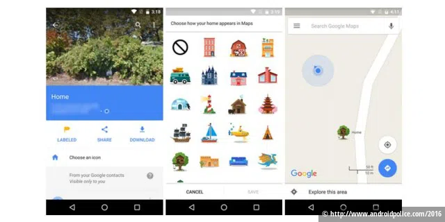 Google Maps 9.22 bringt neue Icons für 