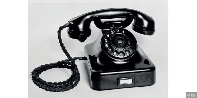 VoIP-Telefonie W48-Telefon von Siemens: Ältere Telefone mit Impulswahlverfahren funktionieren nicht an jedem VoIP-Router, man kann sich aber häufig helfen.