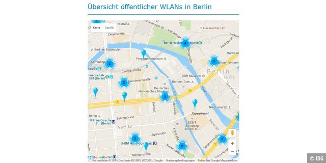 In Berlin existieren wie in vielen anderen Städten und Kommunen Bestrebungen, mit einem umfassenden WLAN-Netz eine Infrastruktur für die einfache Onlinenutzung aufzubauen.