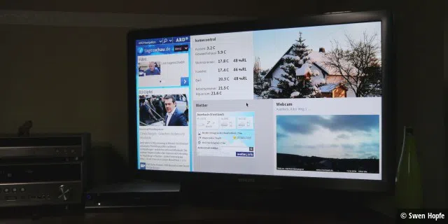Startseite auf Smart-TV