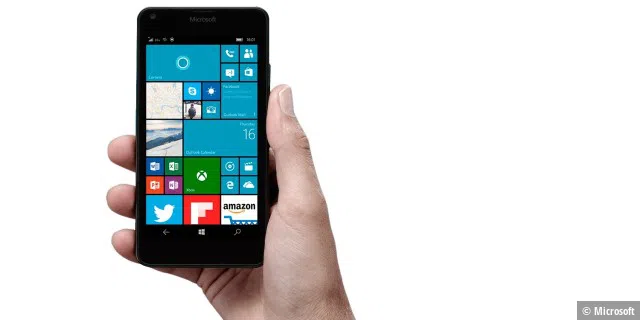 Das Microsoft Lumia 650 mit Windows 10 Mobile.