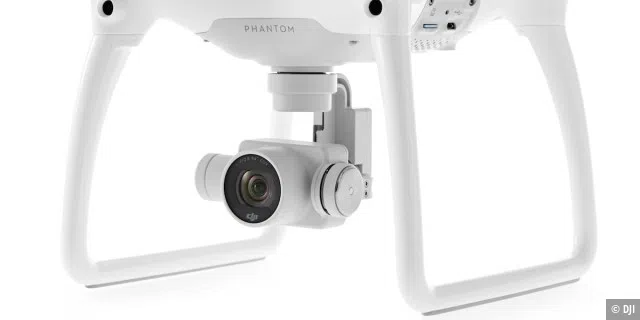 Die 4K-Kamera des Phantom 4 macht starke Foto- und Videoaufnahmen. In der DJI Go können Sie außerdem noch manuell Einstellungen vornehmen.