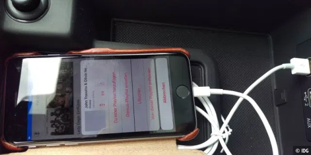 iPhone gekoppelt mit dem MMI