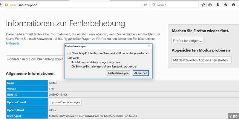 Verhindern deaktivieren firefox addons Firefox: Autofill