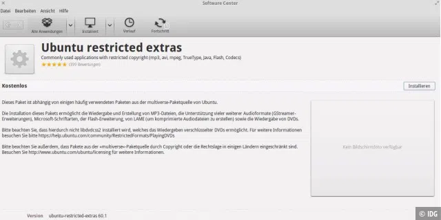 ubuntu-restricted-extras installieren