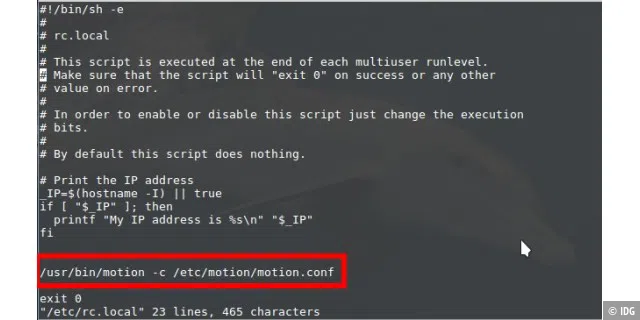 Bei Raspbian Jessie funktioniert die Datei /etc/rc.local weiterhin wie gehabt.