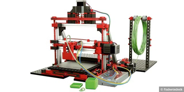 Der Fischertechnik 3D-Drucker aus dem Baukasten