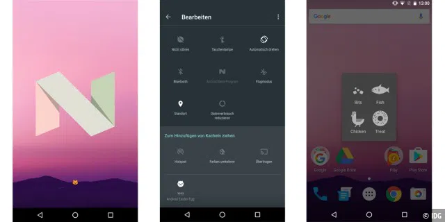 Google führt in Android 7.0 Nougat ein neues Easter Egg ein.