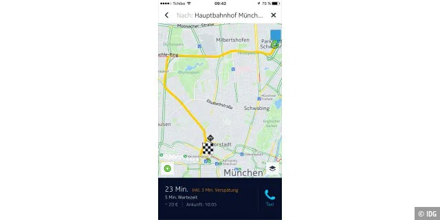 Taxi-Suche in München