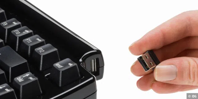 Der Nano-USB-Adapter der Matias-Tastatur