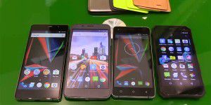 Vier günstige Smartphones von Archos im Hands-on
