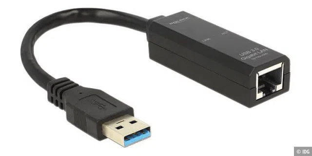 Zweiter Ethernet-Adapter via USB für Server oder Brücken, die in zwei Netzen arbeiten.