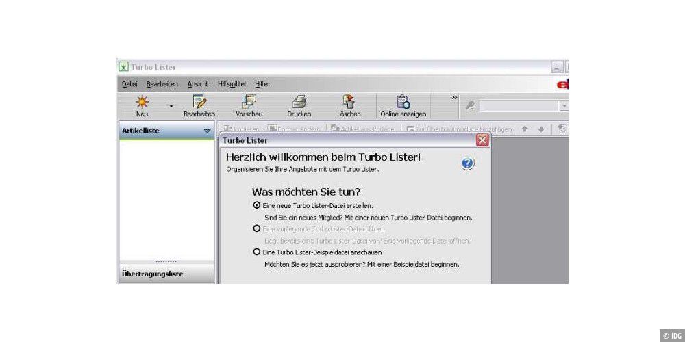 Ebay Turbo Lister Pc Welt