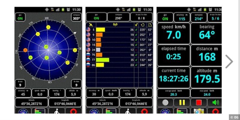 AndroiTS GPS Test: The Android app is available for free
