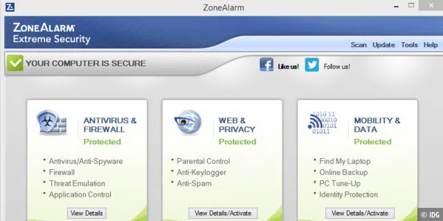 ZoneAlarm Extreme Security 2017 - Download