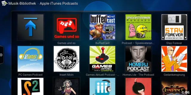 Dieses Add-On bietet den Zugriff auf ein riesiges Angebot von Podcasts direkt in Kodi