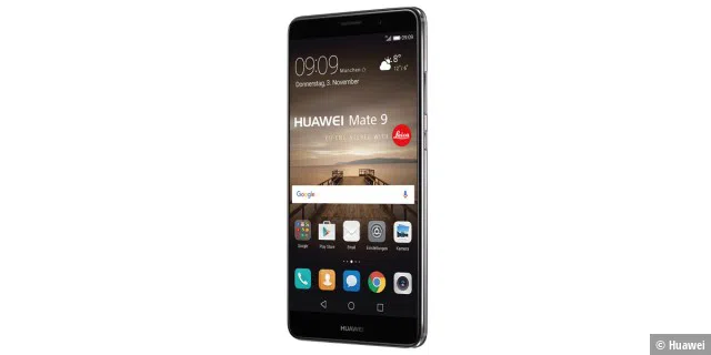 Das Huawei Mate 9 kommt mit einem 5,9 Zoll großen Display mit FHD-Auflösung