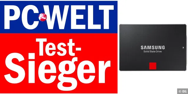 Testsieger: Samsung SSD 850 Pro 512GB