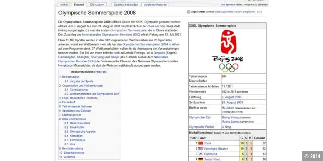 Platz 11: Olympische Sommerspiele 2008